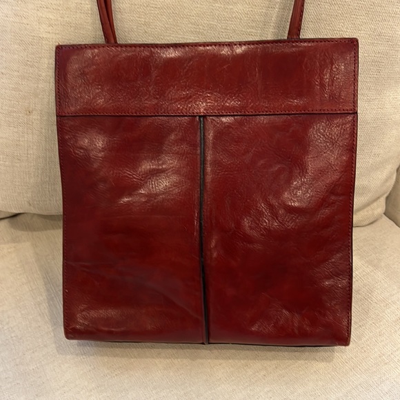 Wilsons Leather Handbags - EEUC Wilson’s Leather Pelle Studio tote purse burgundy shoulder bag